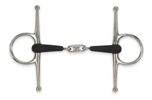 This EquiKind+ bit has a lozenge to encourage a softer contact and full cheeks to aid with steering. Mouthpiece thickness: 15mm. Cheek height: 165mm. The EquiKind+ coating is thinner than a rubber mouthpiece making them more comfortable for horses that don't have room for a thick mouthpiece and ideal for sensitive mouths or horses that don't like metal in their mouths. Stainless steel is used due to it being durable, easy to clean and resistance to rust.