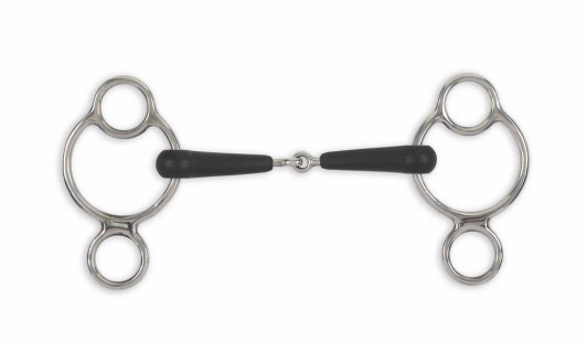 Combines poll pressure and leverage encouraging the horse to lower it head. The single joint gives a nutcracker action on the tongue and bars of the mouth. Mouthpiece thickness: 15mm. Cheek height: 115mm (4.5", 5"), 130mm (5.5"). The EquiKind+ coating is thinner than a rubber mouthpiece making them more comfortable for horses that don't have room for a thick mouthpiece and ideal for sensitive mouths or horses that don't like metal in their mouths. Stainless steel is used due to it being durable, easy to clean and resistance to rust.