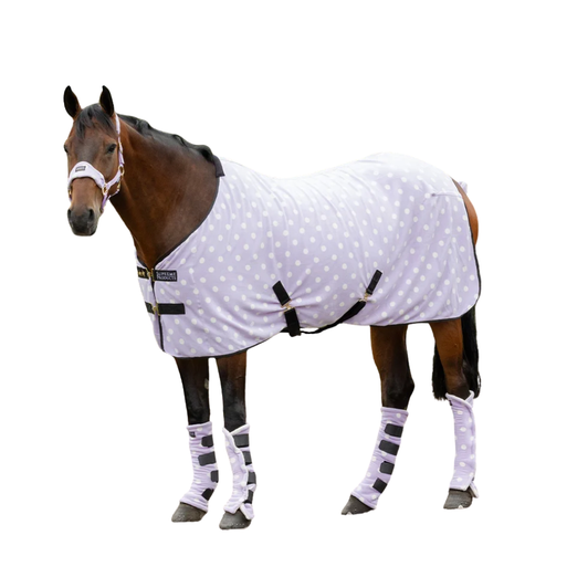 The Supreme Products Dotty Fleece Boots are the perfect choice for those looking for a versatile set of boots. Ideal to use when travelling, in the stable, and warming up, these boots will support and protect legs, keeping them nice and clean before competitions. Made from soft luxury fleece featuring extra-strong touch tape fastenings, they provide a comfortable and secure fit and look great when paired with the rest of the Supreme Products Dotty Fleece collection! Available in sizes Small Pony–Full. Sold as a set of 4 boots.