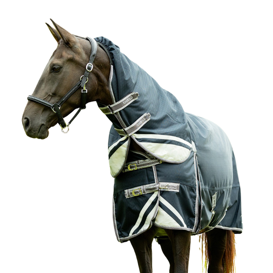 DefenceX Shield 200g Turnout Rug with Detachable Neck
