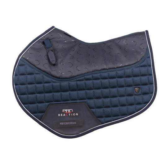 Where performance meets style. This innovative saddle pad is made from the latest unique 3D mesh fabric, promoting maximum airflow, breathability and moisture wicking to keep your horse comfortable and cool when they need it most. The specialised design and perforations of the AirFleX 3D Mesh Saddle Pad allow for unrivalled air circulation, allowing temperature control regulation and fast drying action. The anatomical shaping and techno-flex material allows the saddle pad to contour perfectly to the horse for optimal fit under the saddle. Featuring contemporary silicone grip along the top of the pad to help reduce unwanted movement and the risk of slipping. Finished elasticated D-ring fastenings, girth protection guard and girth strap, finished with tonal trim for a classic look.