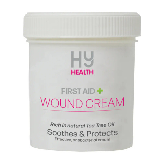 A topical antibacterial cream formulated with tea tree oil and zinc oxide to help protect and support healing of minor cuts and abrasions. It helps reduce infection risk while soothing damaged skin.