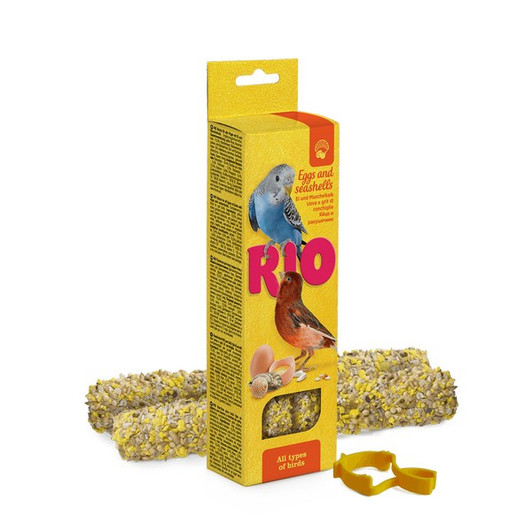 Treat for all types of birds with eggs and oyster shells. Complementary food for pet birds.