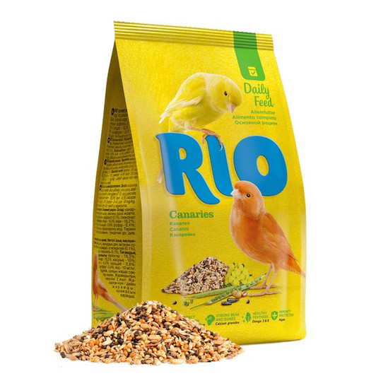 Canaries are small cheerful birds with great singing skills. Originally from the Canary islands in sunny Spain, these little singers became popular amongst bird lovers. RIO Daily feed for canaries is developed to provide your feathered friend with all the nutritious substances needed for their well-being as well as with beneficial ingredients to make the daily diet more diverse and varied. RIO has developed a special feeding approach, and its main point is to provide the birds with biologically appropriate foods that mirror their natural diet. We have created our feeds based on the best from nature and are applying many years of experience and collaborations with breeders from all over the world.