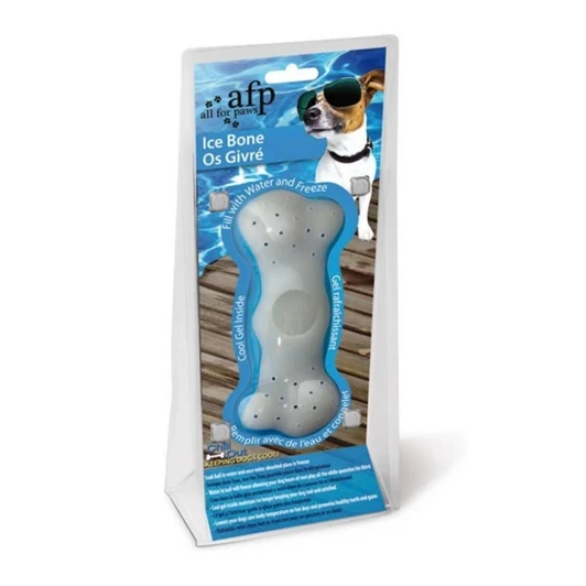 Soak in water and once water has been absorbed, place in freezer, Once frozen this toy will allow hours of cool play. The cool gel inside maintains the ice longer, keeping dogs cool and satisfied.