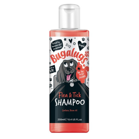 Ph balanced Flea & Tick Shampoo is enriched with neem oil to help wash out fleas & ticks and other insects out of your dog’s coat. Removes dirt and grease leaving the coat feeling soft and shiny.