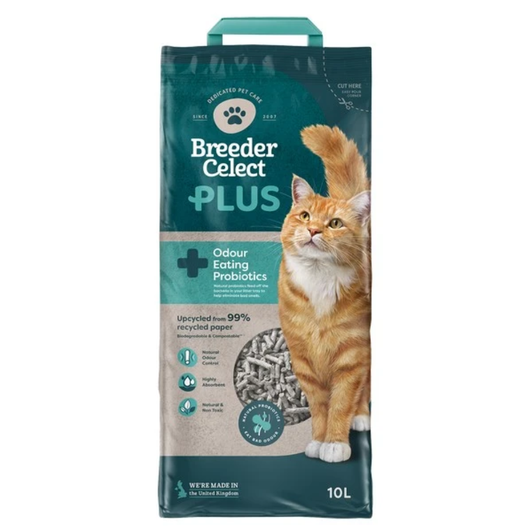Breeder Celect PLUS Probiotic Paper Cat Litter