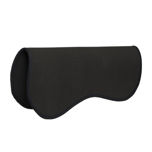 This thin layer of perforated neoprene is your secret weapon to help with grip under the saddle.

Breathable thanks to the perforations, this half pad maximises horse comfort for an easy ride. 

A soft bound edge ensures the pad keeps its shape.