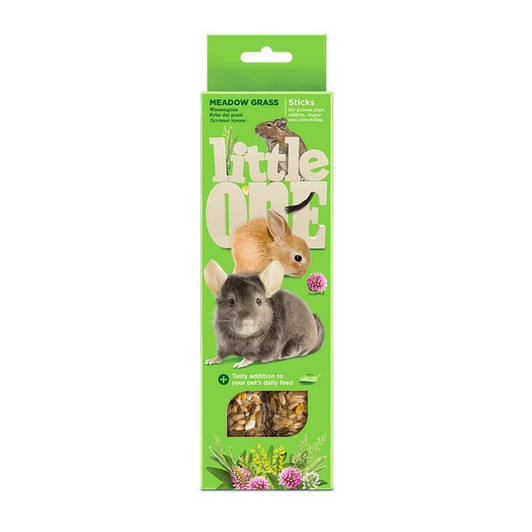 Little One Sticks for Guinea Pigs, Rabbits and Chinchillas with Meadow Grass
