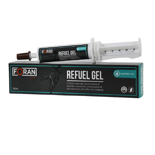 Concentrated electrolyte gel with added B-vitamins and anti-oxidants for optimum recovery. Specially designed to manage the loss of electrolytes through sweating. Sodium, the most important electrolyte as it regulates thirst. Complemented by potassium, chloride, magnesium and calcium to support whole body function. B-vitamins for optimum protein and energy utilisation and to maintain appetite. Vitamin C and E, a powerful anti-oxidant package to aid muscle recovery. Ideal for performance horses, horses in intense work, horses in hot climates and those who suffer from muscle conditions including stiffness.