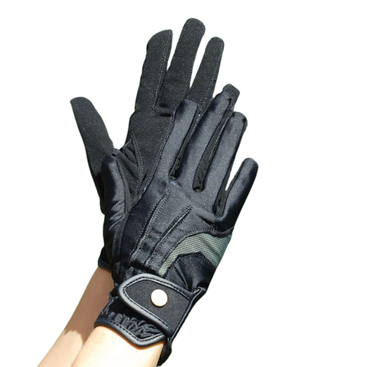 Rhinegold Elite Stretch Nubuck Suede Riding Gloves