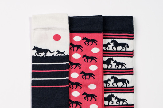 Toggi Horse and Foal 3 Pack Socks