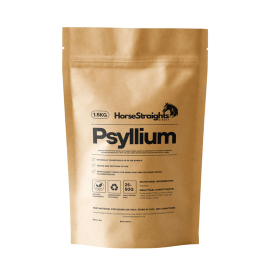 Help to keep your horses bowels clear of sand build up and debris. Psyllium is particularly useful as a feed additive if pasture is sandy and your horse is prone to constipation.