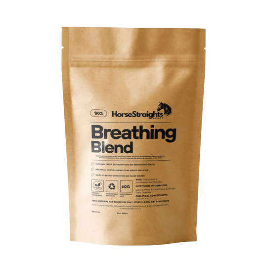 This blend is a natural herbal supplement designed to support healthy lung function and clear, easy breathing. Ideal for horses affected by dust, pollen, or seasonal changes, this blend helps maintain a strong respiratory system and overall well-being.