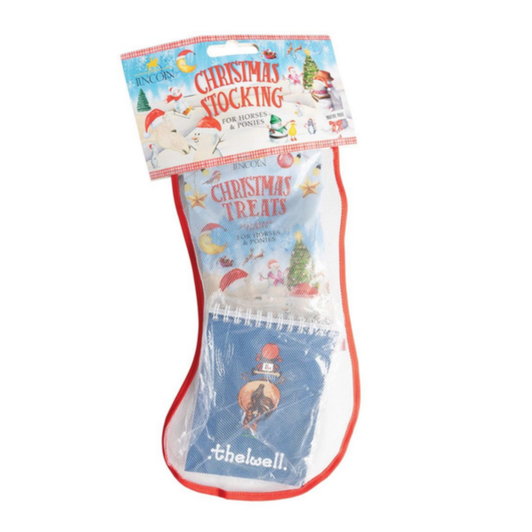 A great Christmas stocking filler for pony-mad children. Contains: 1 x Christmas Horse Bix 150g, 1 x pocket notebook or drawstring Bag. NB: Content may vary.