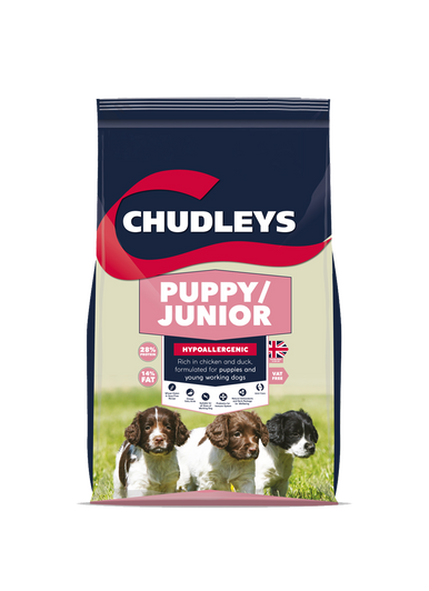 Enhances your puppy's development throughout the growing period, ensuring your puppy can fulfil his potential.

Appropriate for all sizes of working dogs and is ideal as puppy's first food from 2-3 weeks old, right through to adulthood. It contains nutrients such as omega 3 fatty acids to help support neural development and learning, as well as, natural antioxidant and herb package for health and well-being, plus prebiotics to help support gut health and development. 

Wheat Free.