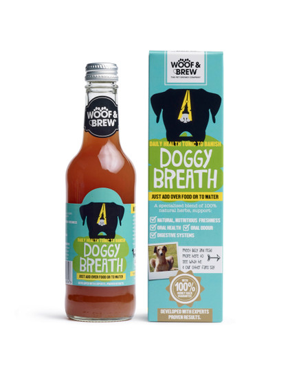 The huge benefits of herbs have long been recognised for both humans and animals and Woof and Brew range of healthy herbal teas and tonic have been specifically blended to support the dogs? requirements. All the blends have been veterinary approved and are 100% natural the herbs are left whole rather than ground to provide optimum nutritional benefit. Easy to serve over the food, and each tonic provides 60 capfuls 1 months? supply for the average dog.