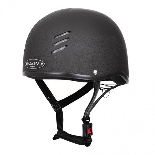 - High protection skull cap
- Front and rear ventilation points
- Four-point harness
- Safety Standard: Snell E2016 and F1163-15 compliant, certified by BSI and - SEI
- CE marked to the requirements of EU PPE Regulations 2016/425
- HS1-V Gatehouse branding
The Gatehouse HS1 Vented Jockey Skull is made with a reinforced carbon shell with a high-density full cover EPS shock-absorbing liner which is designed to improve side impact protection and to limit helmet deformation upon impact. The twin front and twin rear ventilation points to give improved air circulation to help keep your head cooler while in the saddle.

Certified to SNELL E2016 and F1163-15 safety standards, tested for secondary impact, making it particularly popular with eventers. CE marked to the requirements of the EU Personal Protective Equipment Regulation 2016/425.