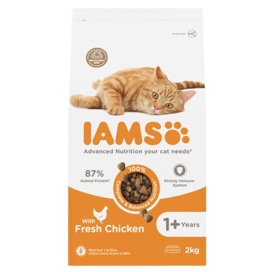 Iams Vitality Adult Cat Food Chicken