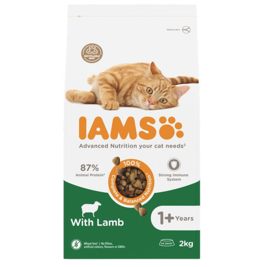 Iams Vitality Adult Cat Food Lamb