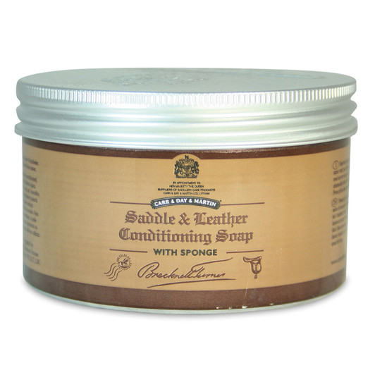 A traditional soft wax formulation to thoroughly condition leather saddlery