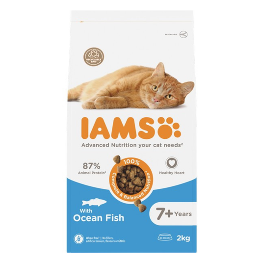 Iams Vitality Senior Cat Food Ocean Fish