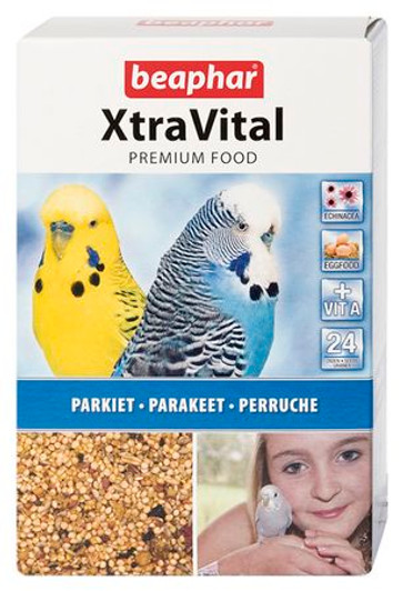 An outstanding premium food for parakeets and budgies based on a selection of upto 26 different seeds and fruits. Contains eggfood to provide essential amino acids and supplementary vitamins and minerals. Echinacea is added to support the bird's natural immunity, and the whole blend enriched with honey and fruit juice for maximum palatability.