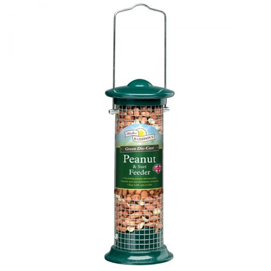 Harrisons Green Die Cast Peanut & Suet Feeder