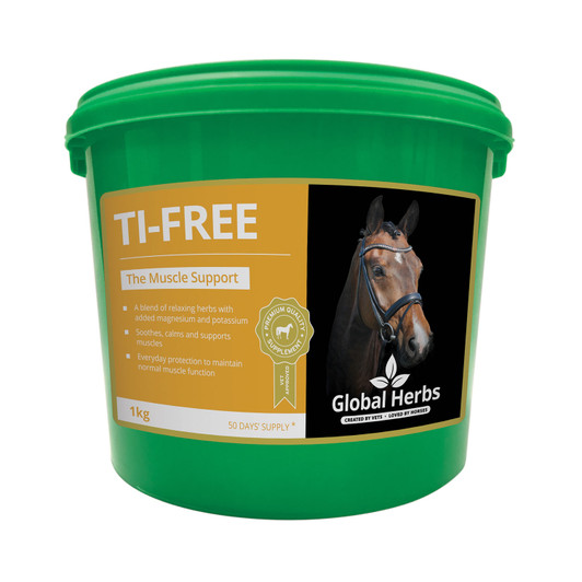 A traditional formula designed to maintain normal muscle function. Provides an antioxidant type action while soothing and calming too. Use for routine support of muscle condition or for movement and function. Ti-Free is becoming increasingly popular in a wide variety of situations in the UK. It is suitable for both the average private horse owner and also with professionals involved in the racing, eventing and competition environment. Ti-Free is a product you can really rely on for both quick and long term support.