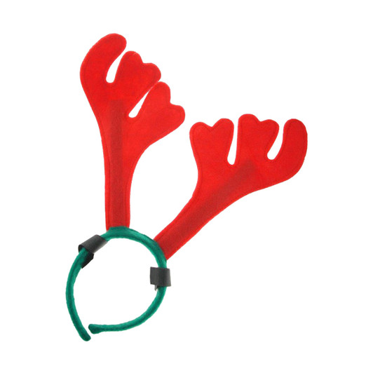 ShowQuest's Christmas Antlers allow you and your equine friend to get in the Christmas spirit this festive season. Designed on an Alice headband for you as a rider to wear, with hoop and loop Velcro fastenings to attach to the headpiece of your horse's headcollar or bridle!