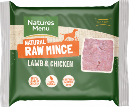 Packed with flavour and goodness. Quality lamb and chicken, minced and packed in convenient single serve portions. Includes minced raw bone for added nutrition.