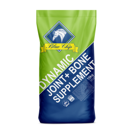 Dynamic contains Glucosamine HCL to promote cartilage metabolism, maintain a healthy joint capsule and the assist in the formation of synovial fluid to lubricate the joint and protect them from daily wear and tear.

Organic, bio-available form of MSM, which provides the building blocks for protein and is vital for muscle recovery and tendon and ligament repair.


Incorporates a bone supplement into its formulation, which contains organic manganese, calcium and phosphorus to ensure the formation of strong, dense bone as well as silicon, which is a vital factor in the efficient utilisation of calcium.


Dynamic has proved to be invaluable for foals, producing sound, healthy individuals, and it is equally popular for those competing at higher levels who want to protect their horses’ joints.