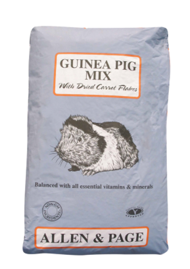 Made from high-quality ingredients including cereals (barley, maize, oats), peas, beans and real carrot pieces. This mix is balanced with all the vitamins and minerals your guinea pig needs. It should be fed with plenty of hay and constant access to clean, fresh water.