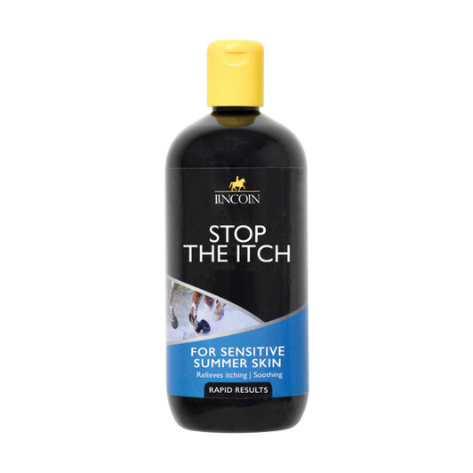 A soothing itch relieving lotion particularly useful before onset, during and for maintaining recovery following a sweet itch attack. Patented molecular technology.