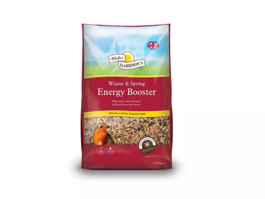 A premium blend of high energy ingredients designed for feeding over the Winter and Spring months when natural food is scarce and birds need extra help. High in essential oils and fats, can be fed from a seed feeder, bird table or on the ground.