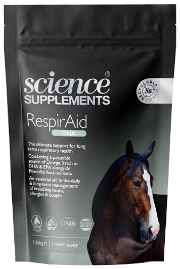 The ultimate support for long term respiratory health
Rich in DHA & EPA alongside powerful anti-oxidants
Aids the management of respiratory problems such as cough, nasal discharge and breathing problems
Results in as little as 14 days
1.85kg pouch gives approximately 1 month supply