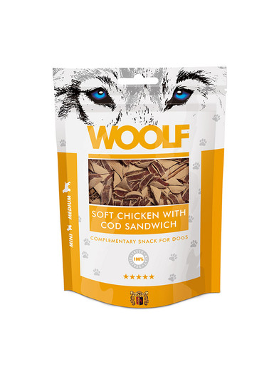 These Snacks are made of 100% protein sources to provide the highest quality and the best nutritional intake. The Woolf Snack, once cooked, is packed without any chemical additives, preservatives or colourings. To ensure the conservation, an oxygen absorber is placed within the bag . The pack is fitted with a zip.

Suitable for cats and all sizes of dogs.

Contents: 100g