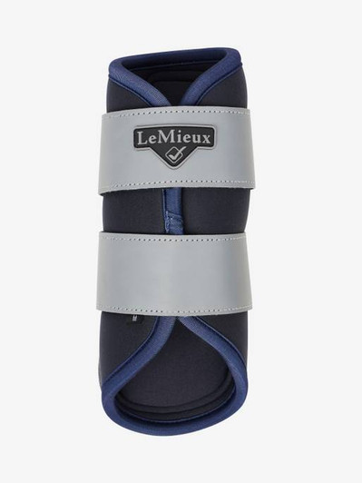 With reflective straps, these highly durable grafter boots fit onto both the front and hind legs to protect your horse from knocks, brushes and scrapes.
 

They’re made from a soft, light and breathable fabric for long-lasting comfort during schooling, competitions and turnout.
 

This season, we've added a new strike guard design and soft binding edge to enhance your riding style. Coordinate with matching accessories from the LeMieux Lumen Collection.
 

*This item passes rigorous testing to use reflective claims, however, for riders’ safety, always ensure additional appropriate fluorescent hi-viz protection is worn in addition to this item for full visibility.*