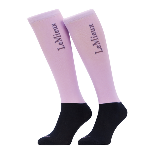 LeMieux Competition Socks 2 Pack Lilac