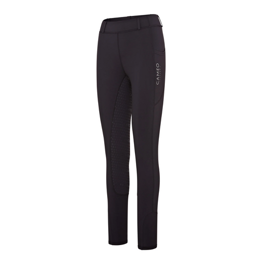 Cameo's best selling thermo tights just got better! With ecodry water repellent coating and offer scuff resistance, full silicone seat and belt loops. Perfect for winter riding, a staple item for any equestrian in 4 classic colours.