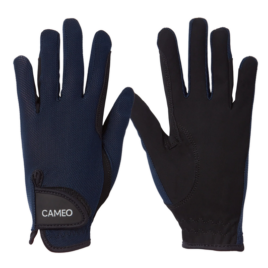 Cameo Junior Performance riding glove. Comfortable close contact riding glove, adjustable cuff, grippy and breathable.