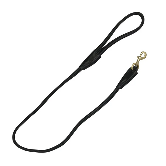 Sleek and sophisticated rolled leather lead with soft rolled handle. Featuring a robust clip for durability and longevity. Replace lead at the first sign of damage. Complete the look with a matching collar, choose from Black/Brass or Tan/Rose Gold. 120cm long (including handle) x 20mm wide. Sleek and sophisticated rolled leather lead with soft rolled handle. Featuring a robust clip for durability and longevity. Replace lead at the first sign of damage. Complete the look with a matching collar, choose from Black/Brass or Tan/Rose Gold. 120cm long (including handle) x 20mm wide.