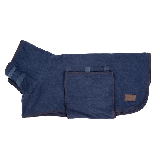 The Benji & Flo Classic Drying Dog Robe is a highly absorbent, soft, and comfortable robe. Made from quick-drying microfiber material, it helps to absorb moisture from your dog’s coat, speeding up the drying process while keeping them cozy. The robe features adjustable straps for a secure fit, ensuring it stays in place during use. Machine washable for easy cleaning.