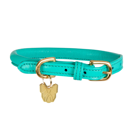 Digby & Fox Rolled Leather Dog Collar