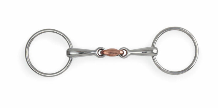 Loose Ring Copper Lozenge Snaffle