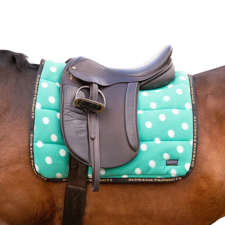 Supreme Products Dotty Fleece Saddle Pad