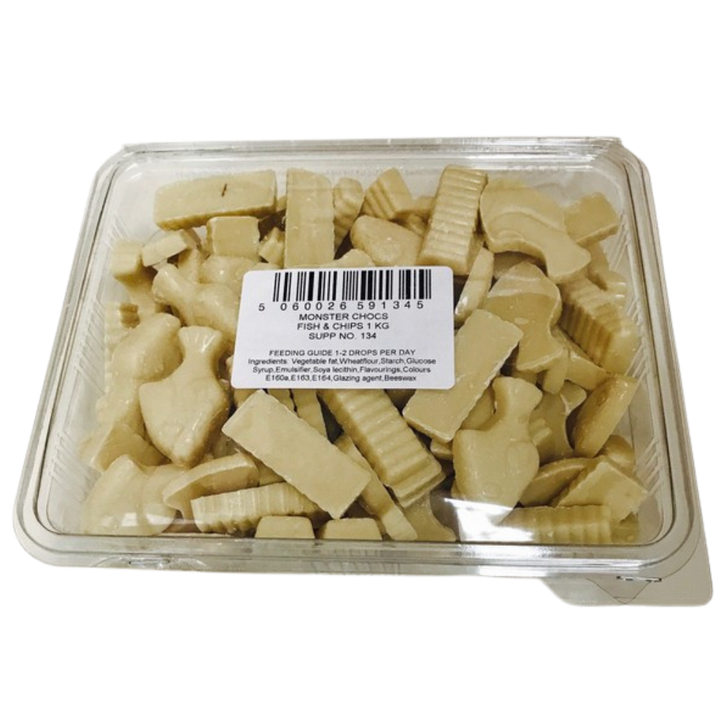 Monster Chocs Fish & Chips White Chocolate