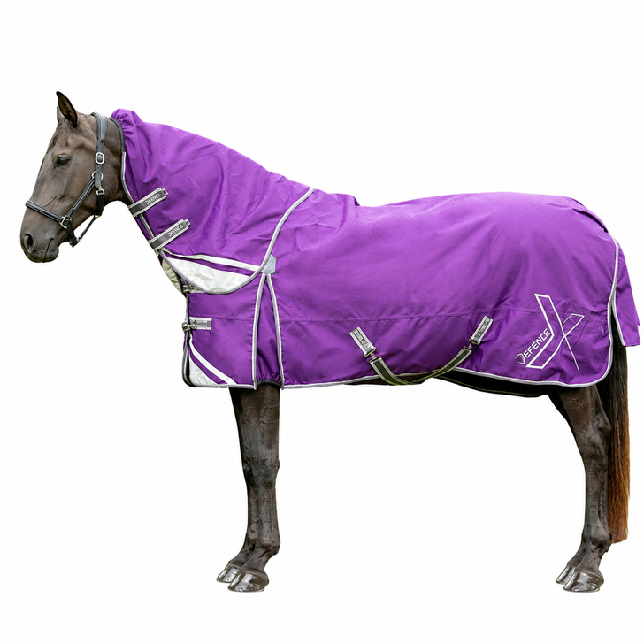 DefenceX Shield 300g Turnout Rug with Detachable Neck