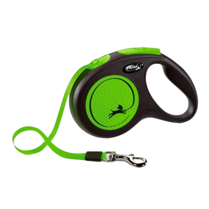 Flexi Neon Retractable Tape Lead