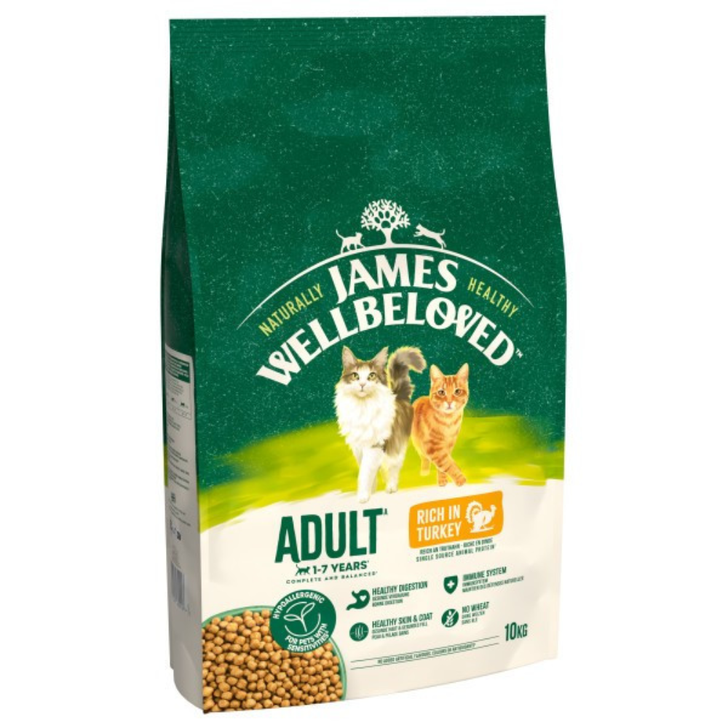 James Wellbeloved Cat Adult Turkey 10kg